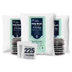 225 Holy Basil Tea Bags, Pure Tulsi Tea, All Natural Herbal Tea, No Caffeine