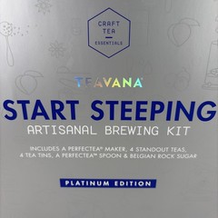 TEAVANA Start Steeping ARTISANAL BREWING KIT Platinum Edition NIB Craft Tea