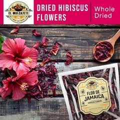 Hibiscus Flowers 4oz – All-Natural & Triple Cleaned for Vibrant Flavor. Whole