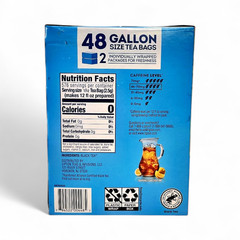 Lipton Iced Tea, Gallon Size Tea Bags – 48 Count