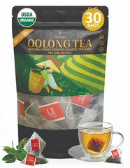 Nutricas Tea Organic Oolong | 30 BAG | Cortisol&Stress, Digestion and Metabolism