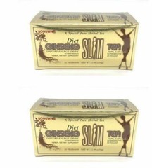 2 Boxes Diet Ginseng Slim Tea 18 Tea Bags Dieter Energy Drink Extra Strength