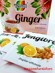 2 Packs TE de JENGIBRE / GINGER TEA BLEND 50 Bags Therbal Made in Mexico