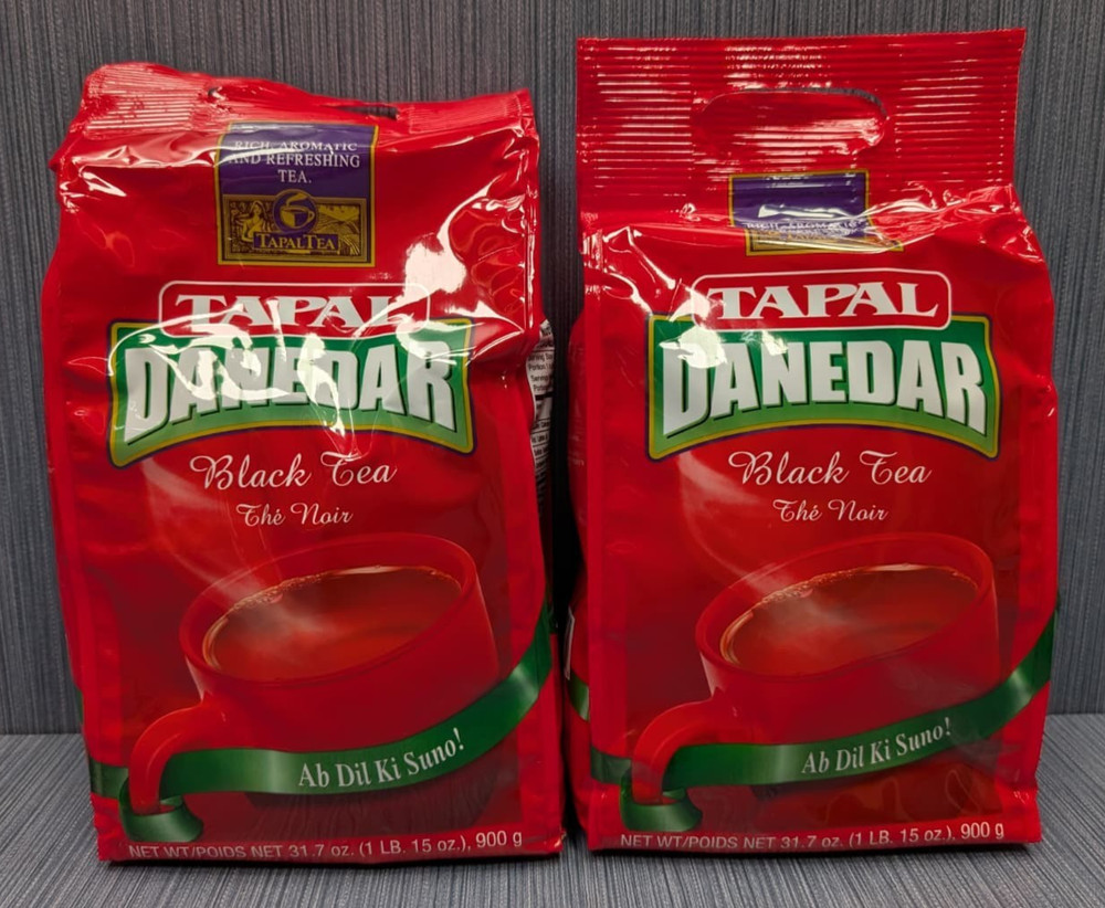 2 Pack Tapal Danedar Black Tea Loose Leaf Indian Pakistani Chai Patti 31.7 oz