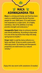 Herbal Cup Ayurveda Maca Tea, Organic Ashwagandha, No 16 Count (Pack of 1)