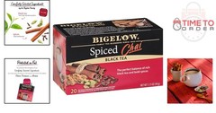 Tea Spiced Chai Bags 1.73 Ounces Pack of 6 Gourmet Grocery