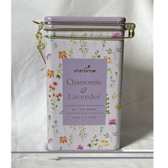 Charbrew Chamomile & Lavender Green Tea 60 Bags Tin British Pantry