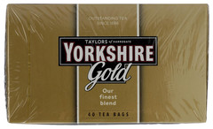 Gold, Pillow Tea Bags, 40 Count (Pack of 1), Premium Blend, Rich, Smooth, and Sa
