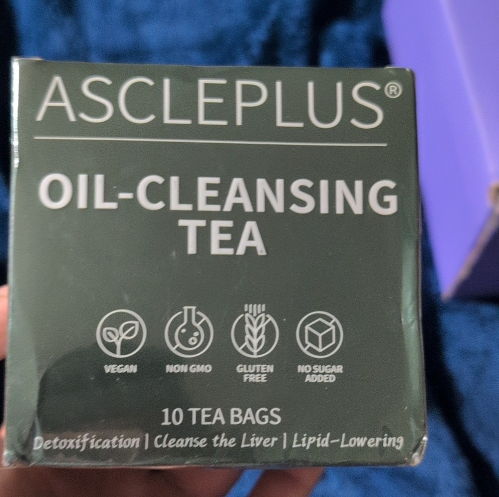 ASCLEPLUS Oil-Cleansing Tea Bagged Vegan Non-GMO Gluten Free Pantry 10 Servings