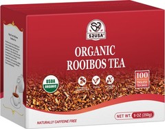 Rooibos Tea Organic, 100 Tea bags, Pure Premuim Rooibos Tea, Naturally Sweet …