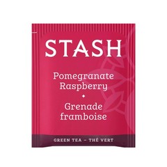 Stash Tea Pomegranate Raspberry & Matcha Green Tea – Caffeinated, Non-Gmo