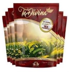 TeDivina Organic Bagged Tea 6 Pack 100% Certified Ingredients Pantry