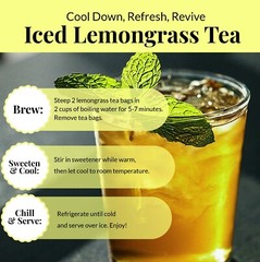75 Lemongrass Tea Bags, All Natural Relaxing lemongrass Herbal Tea, Diuretic Tea