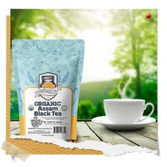 Fermentaholics Assam Black Tea Organic Loose Leaf Tea 4 oz Package