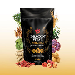 Dragon Vital Herbal Tea with Ginseng & Maca – Natural Energy Support