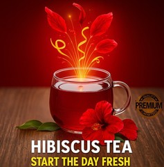 Zokiva Hibiscus Tea 150 Bags (3-Pack) | Herbal Caffeine-Free | Over 48% Off Bulk