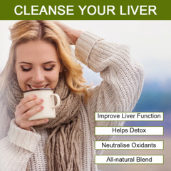 84 Bags Liver Cleanse & Detox Support Liver Detox Tea Herbal Kidney and Pancrea