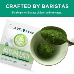 Jade Leaf Matcha, Organic Japanese Matcha Latte Mix, Powdered Tea, 3.5 Oz