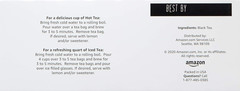 Amazon Saver, Classic Black Tea, 8 Oz, 100 Ct (Pack of 2)