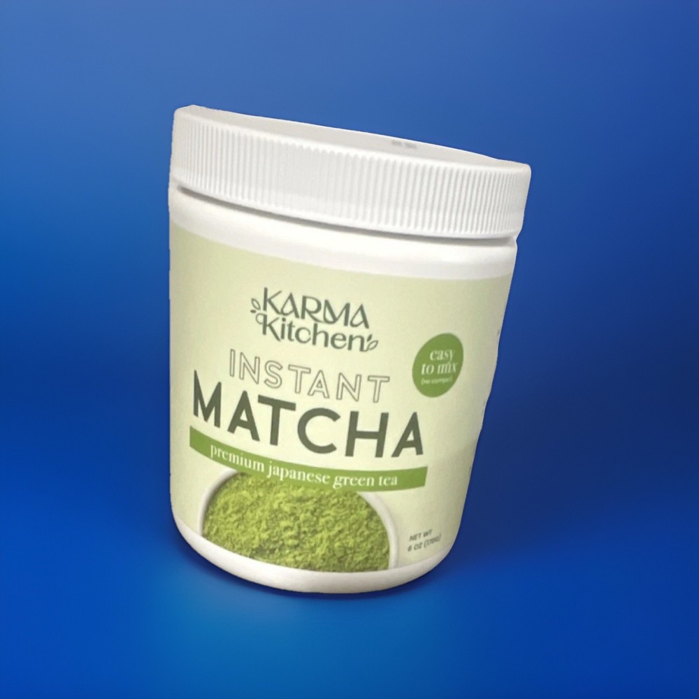 Karma Kitchen Instant Matcha Japanese Green Tea Powder 8oz Pantry