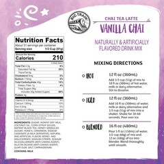 Vanilla Chai Tea Latte Beverage Mix, 3.5 Pound (Pack of 1)