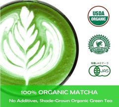Organic Matcha Green Tea Powder – 100% Pure Matcha for Latte & Baking