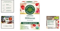 Mindfully-Made Organic Hibiscus Tea – 16 Count – Supports Heart Health Naturally