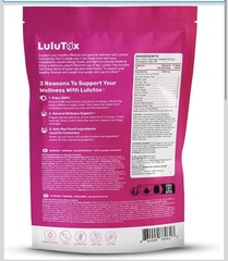 LuluTox Detox Energizing Tea Peach Flavor Bagged Herbal Supplement 28 Bags