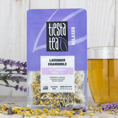 Té de hierbas con lavanda y manzanilla, mezcla calmante de hojas sueltas