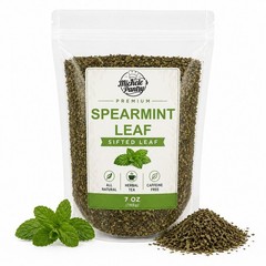 Michele’s Pantry Spearmint Herb Leaf, Sifted Leaf, 7 oz Bag