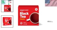 Black Tea Bags 8oz 100 Count, Rainforest Certified, Individually Wrapped