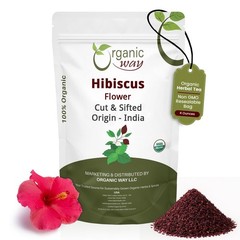 Dried Hibiscus Flower Cut & Sifted (Hibiscus rosa-sinensis) | Herbal Tea – Or…