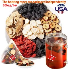 150pc Ginseng Five Treasure Tea Kidney liver tea Goji red date tea kidney health