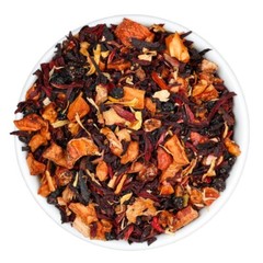 Apple Mango Hibiscus Fruit Tea – Herbal Loose Leaf Tisane – Fusion Teas