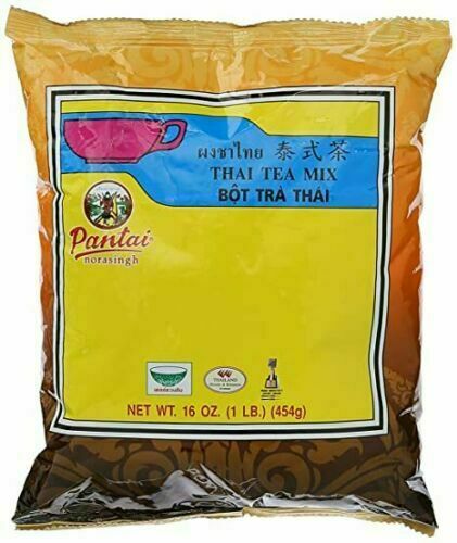 Pantai Thai Tea Leaves Mix Thai Iced Tea 16 oz / 454g – (Pack of 1)