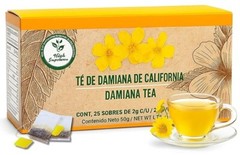 Damiana Herbal Tea – 100% Turnera diffusa – 25 Tea Bags – Natural Caffeine-Free