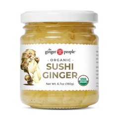 The Ginger People Organic Pickled Sushi Ginger Vegan 6.7 Ounces Pack of 12