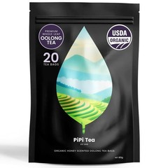 Natural Digestive & Cortisol Balancing Oolong Tea – 20 Honey-Flavored Bags