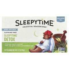 Sleepytime® Detox, Wellness Tea, Caffeine Free, 20 Tea Bags, 1.2 oz (35 g)
