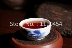 357g 1980s Yunnan Dayi Ripe Puer Tea Puerh Tea Cake Ancient Pu-erh Tea Black Tea