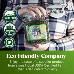 Experience Premium Quality with Brook & Barrel USDA Organic Gunpowder Green Tea