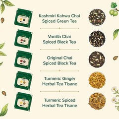 , Assorted Loose Leaf Chai Tea Sampler (10 Flavors, 50+ Servings) | Indian Ex…