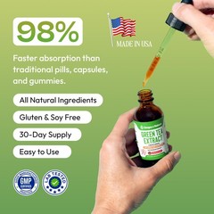 Green Tea 10:1 Extract 50% EGCG – 2 Fl Oz (Pack of 1), Pineapple