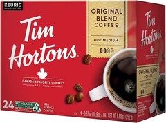 Tim Hortons Original Blend, Medium Roast Coffee, Single-Serve K-Cup Pods