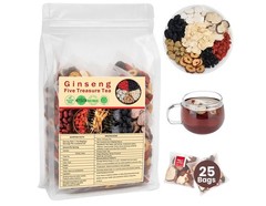 25pcs Ginseng six treasure tea , Kidney tea ,liver tea , red date kidney health