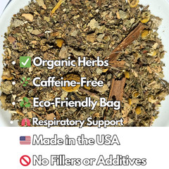 Herbal Lung Loose Tea – Mucus Cleanse Respiratory & Breathing Support 1/3.5 oz