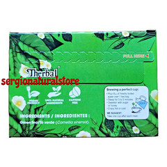 Te Verde Mexicano (100% Camellia Sinensis) Green Tea 20 Bags Free Shipping