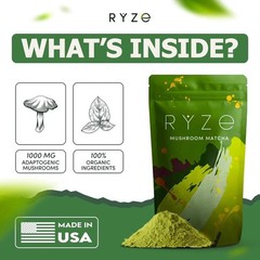 Ryze Matcha Green Tea Organic 30 Servings New Free Shipping
