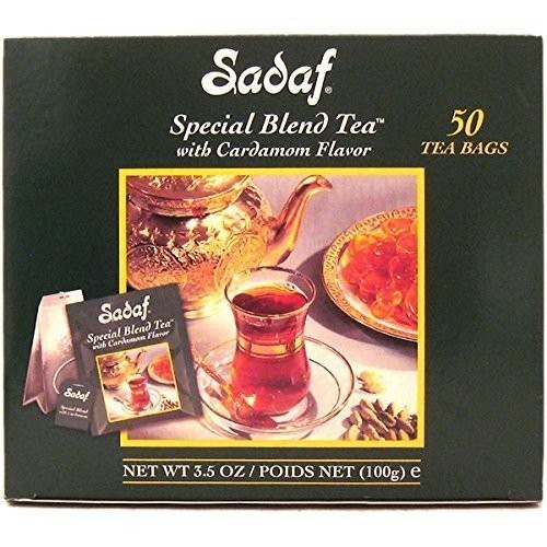 50 PCS Cardamom Flavor Special Blend Tea Bags Premium Brew Beverage Gift