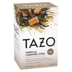 TAZO Chai Tea Bags, Vanilla Caramel Chai, Caffeinated tea, 120 Total Bags 20c…